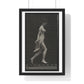 Woman Skipping, Collotype after Eadweard Muybridge (1887) from the Original, Wooden Framed Print