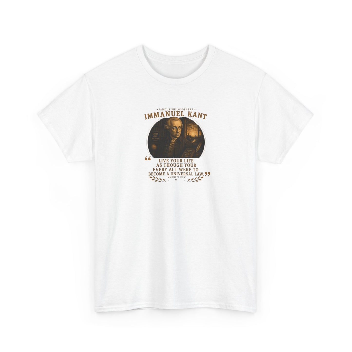 Immanuel Kant on Humanity as a Moral Framework, Philosophy Tribute T-Shirt