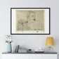 Portrait of Arthur Roessler (1922) by Egon Schiele, from the Original, Framed Art Print