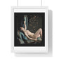 Reclining Female Nude Posed as Danae (1850s) from the Original, Framed Art Print