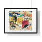 Improvisation 27 (Garden of Love II) by Wassily Kandinsky (1912) , from the Original, Framed Print