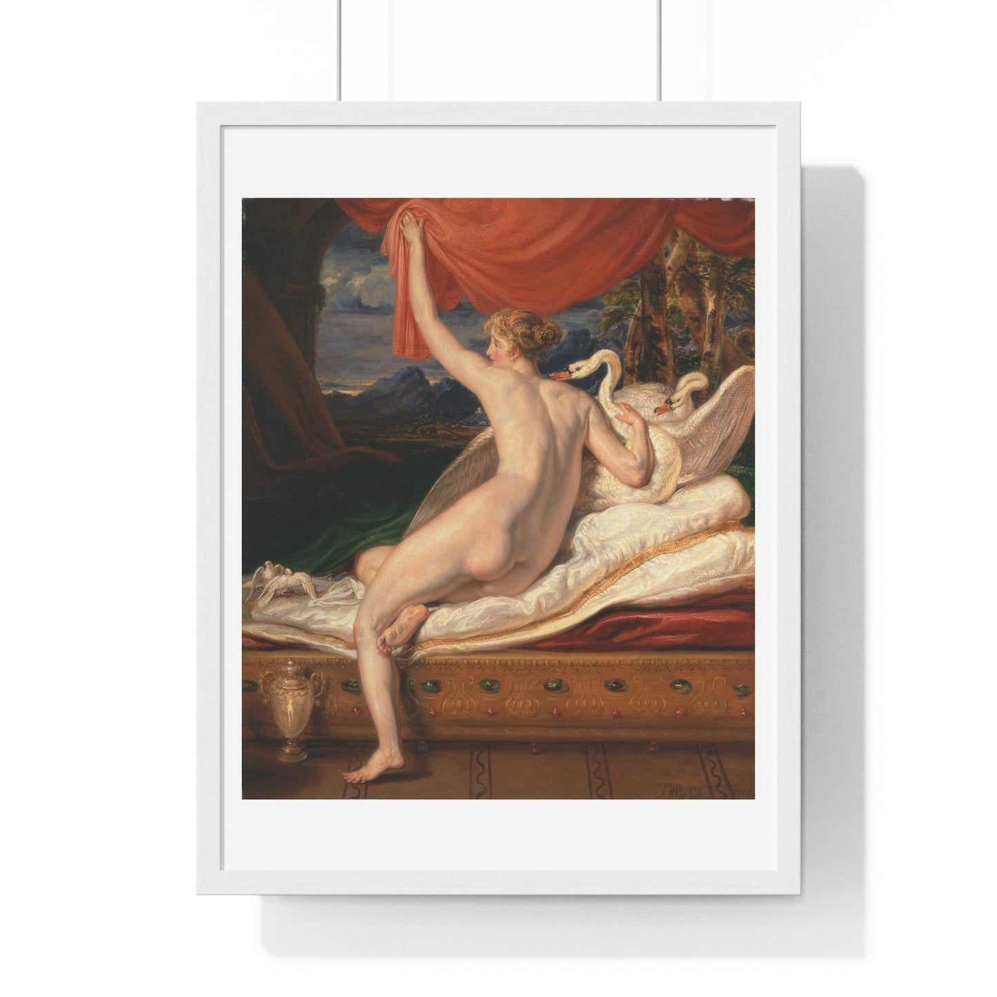Venus Rising from her Couch (1828) by James Ward, from the Original, Framed Art Print