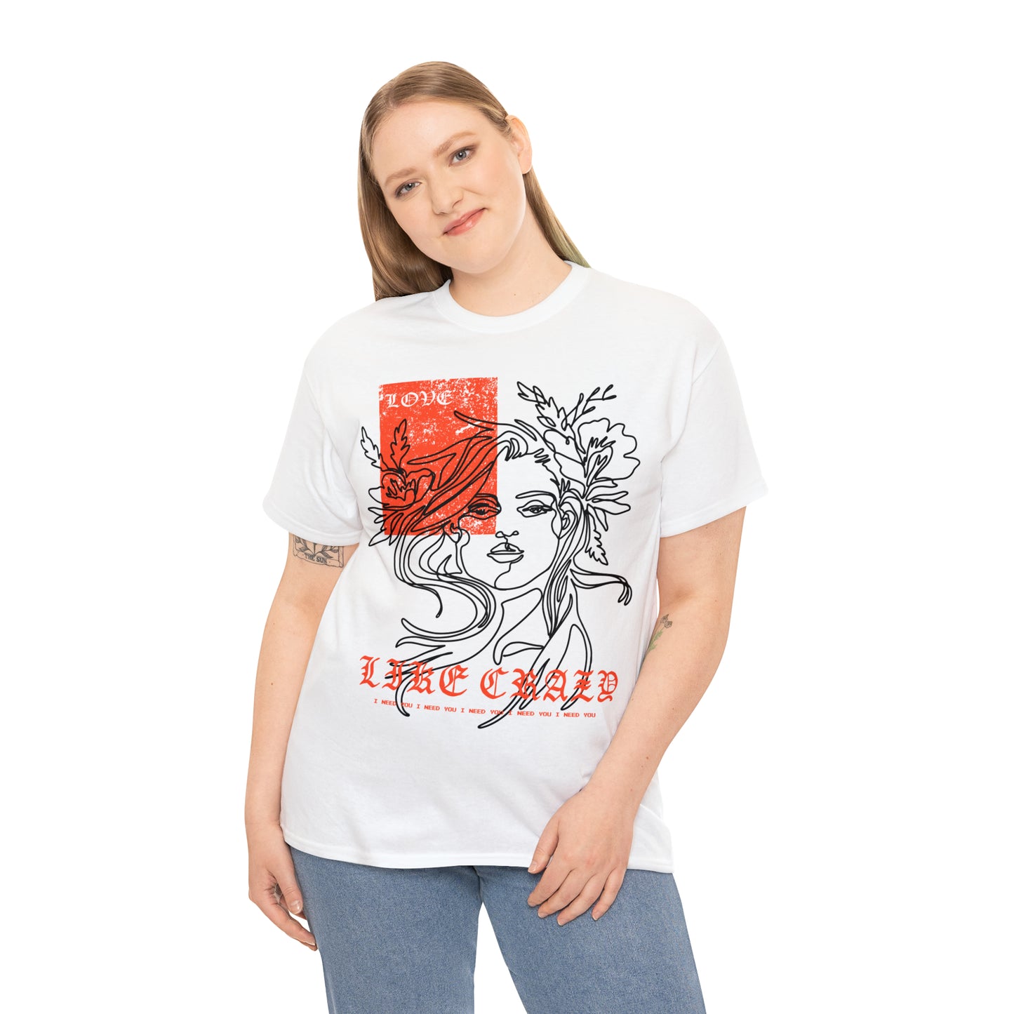 Love Like Crazy Psychedelic Art Style T-Shirt