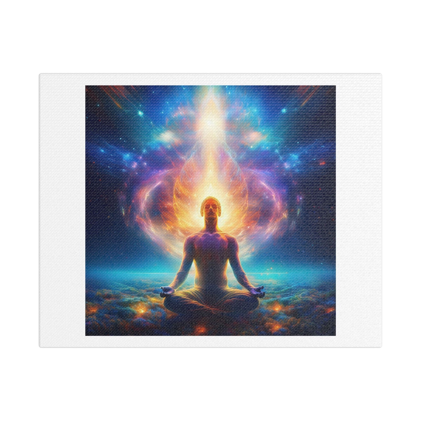 Healing Energy 'Designed by AI' Art Print on Canvas