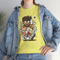 Hipster Cricket Cartoon T-Shirt