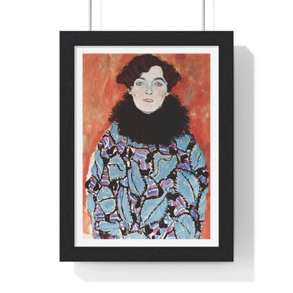 Portrait of Johanna Staude (1917-1918) by Gustav Klimt, from the Original, Wooden Framed Print