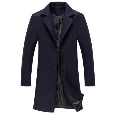 Men's Classic Woollen Crombie Coat