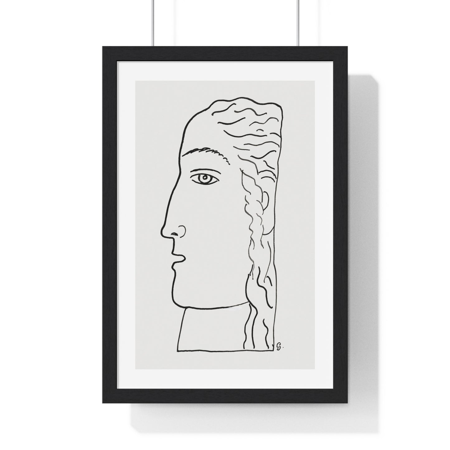 Samoan Woman, Apia (1884) by Burton Brothers and Alfred Burton, from the Original, Framed Print