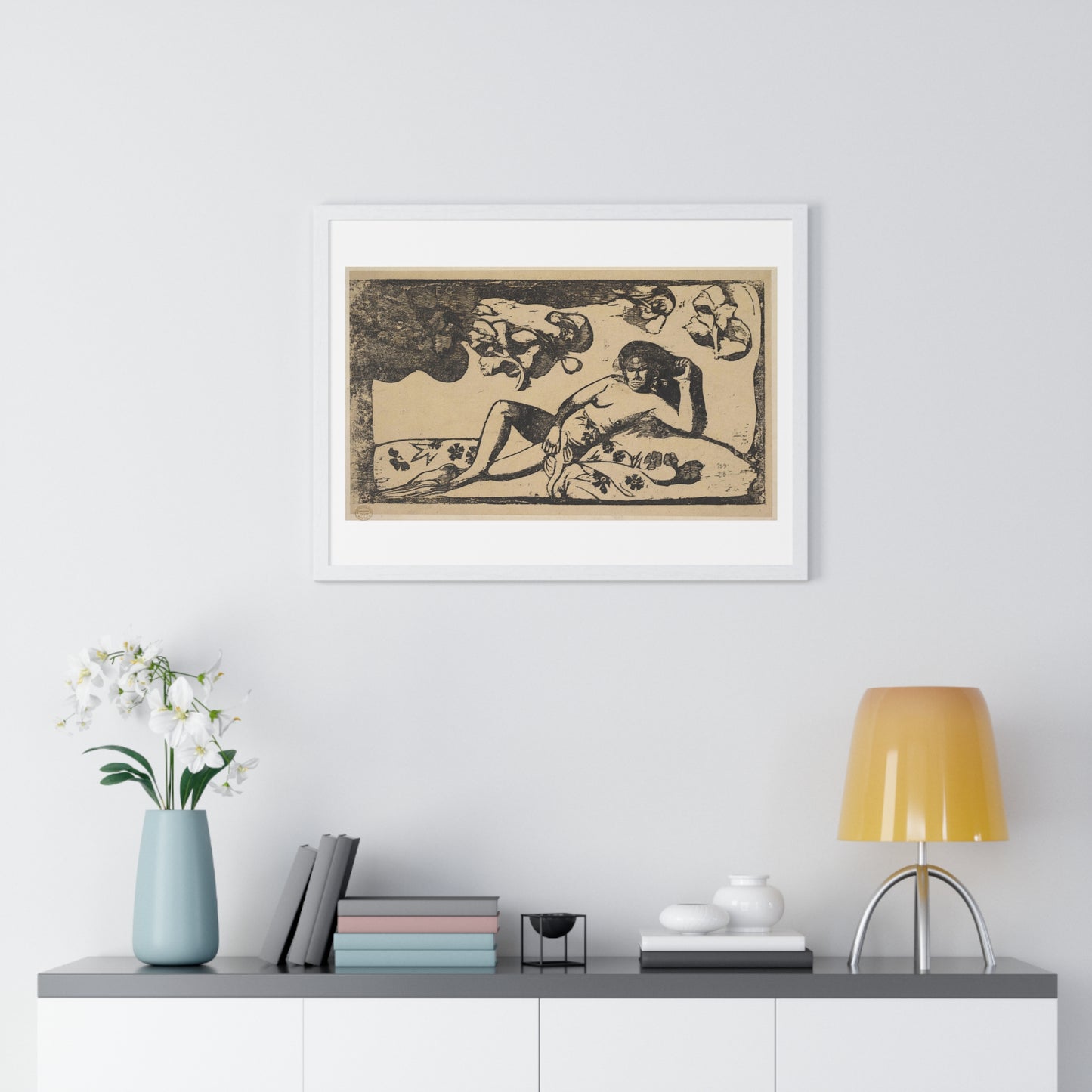 The Queen of Beauty 'Te Arii Vahine' (1898) by Paul Gauguin, from the Original, Framed Print