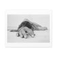 Woman's Body Black & White Photographic Art Print on Satin Canvas