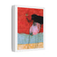 Bird, Neo-Surrealism, Art Print on Satin Canvas, Stretched