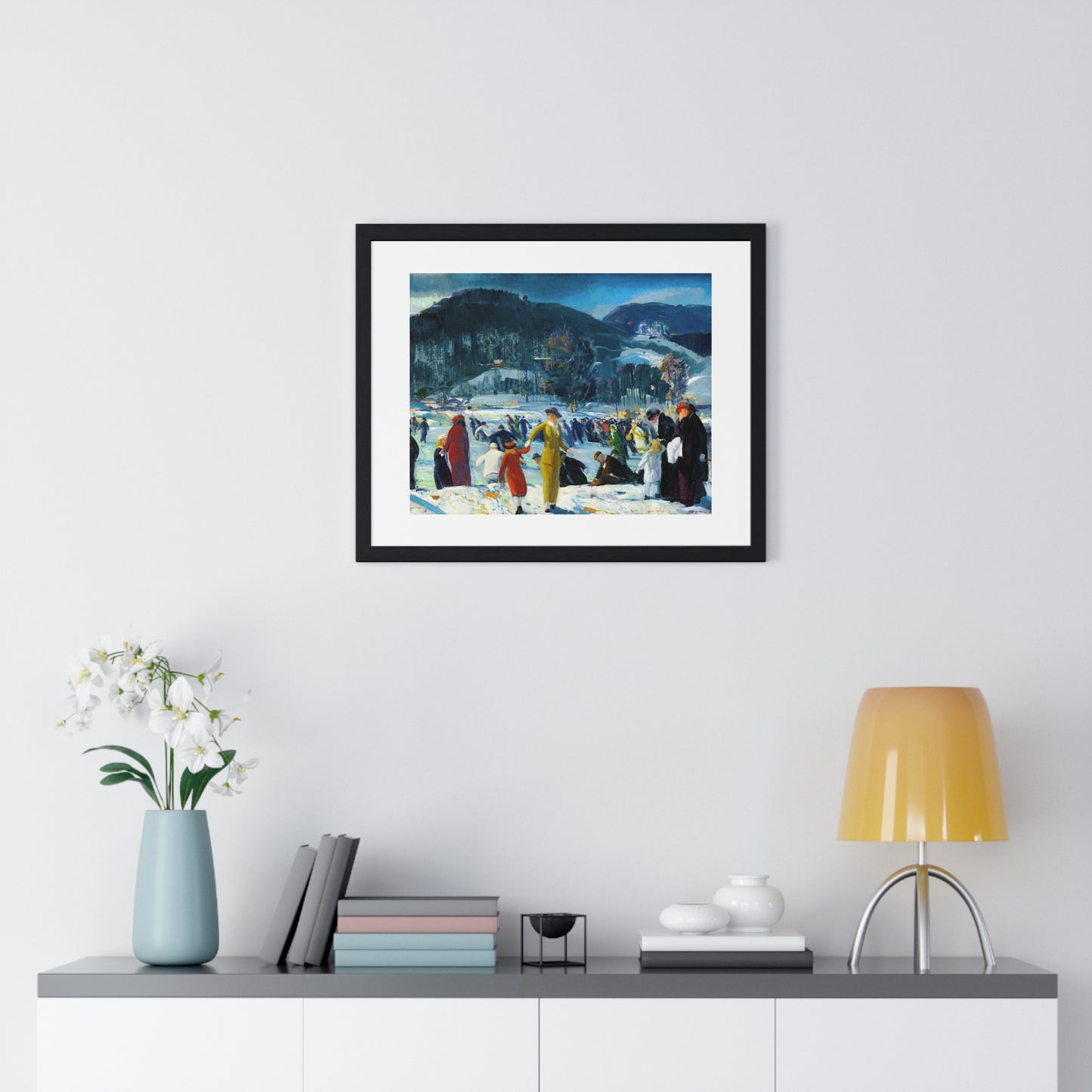 Love of Winter (1914) by George Wesley Bellows, from the Original, Framed Art Print