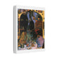 The Walls Have Eyes, Art Print on Satin Canvas, Stretched
