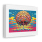 Tree of Psychedelics, Consciousness and Neuroscience Abstract Art Print on Satin Canvas