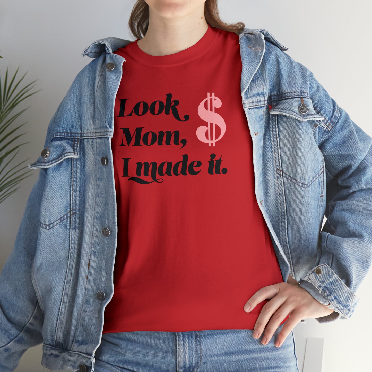 Look Mom I Made It! Girl Power Cotton T-Shirt