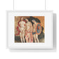 Judgment of Paris (circa 1509) from the Original Fresco by Pinturicchio, Framed Art Print