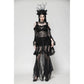Dark in Love Nevaeh Gothic Lace and Mesh Mermaid Skirt