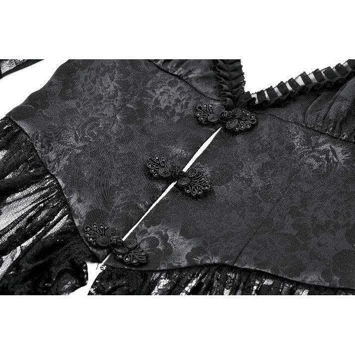 Dark in Love Odessa Gothic Classic Heart-Shaped Hollow-Out Tailcoat