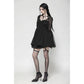 Dark in Love Greta Dark Mystique Gothic Lace-Up Mesh Dress