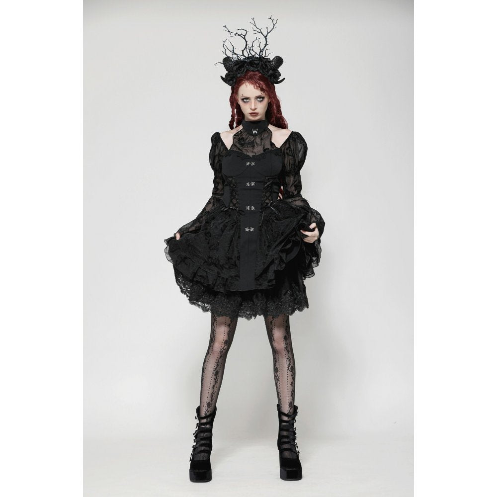 Dark in Love Blanche Butterfly Big-Sleeves Dress