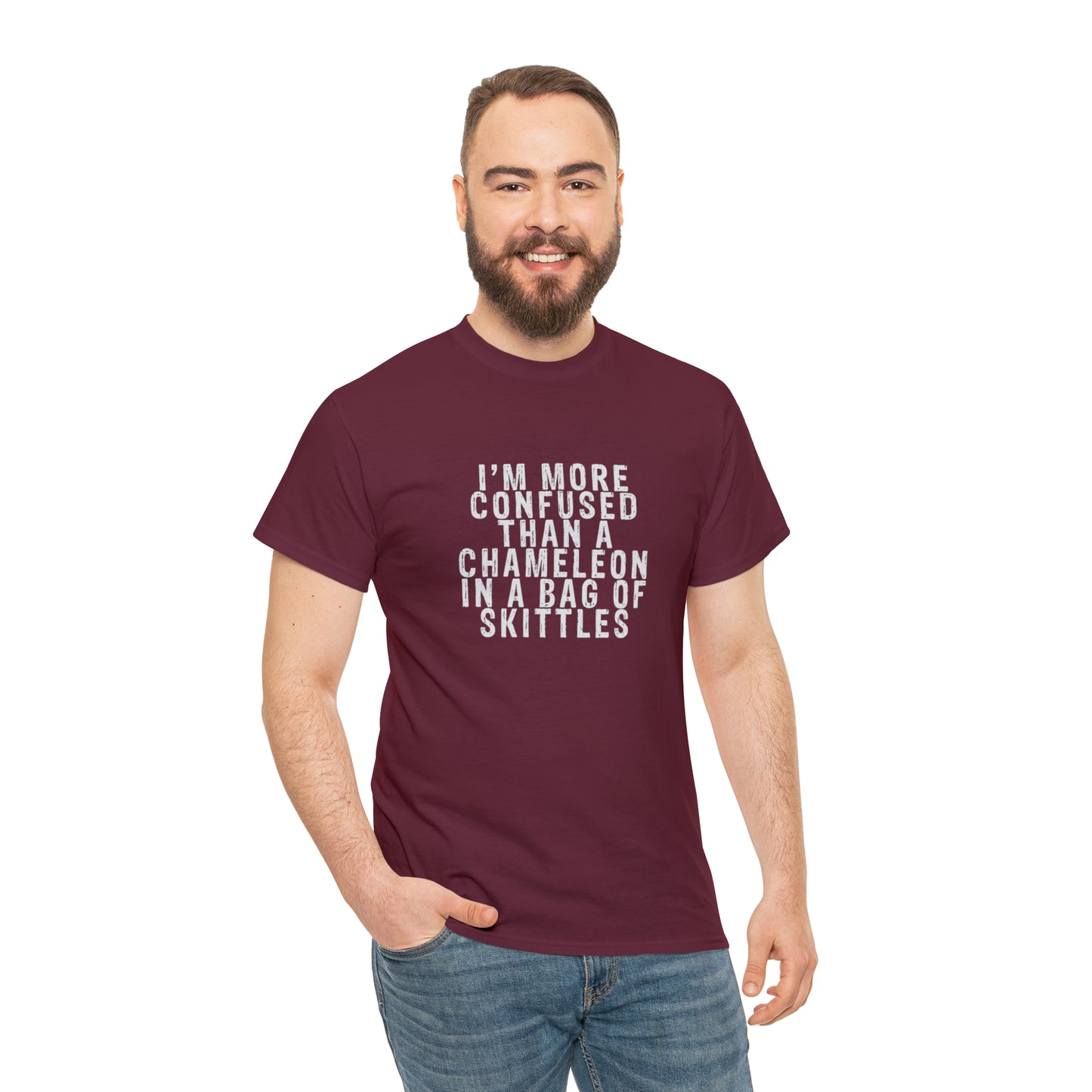 I'm More Confused Than a Chameleon Funny T-Shirt