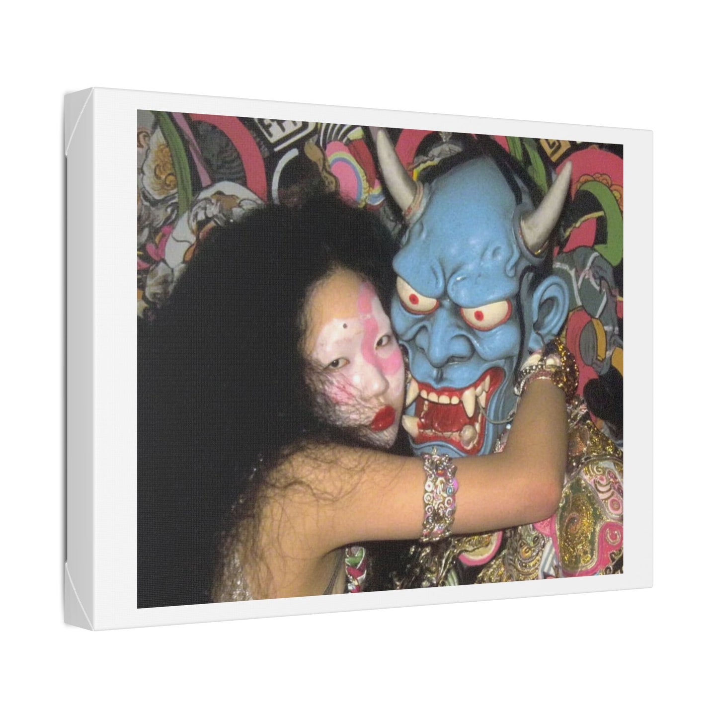 Psychedelic Japan IV Abstract Art 'Designed by 'AI Canvas Art Print