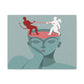 Moral Dilemmas of the Mind Illustration Art Print on Satin Canvas