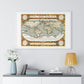 Map of the World 'Typus Orbis Terrarum' (1570-1595) by Abraham Ortelius, from the Original, Framed Art Print