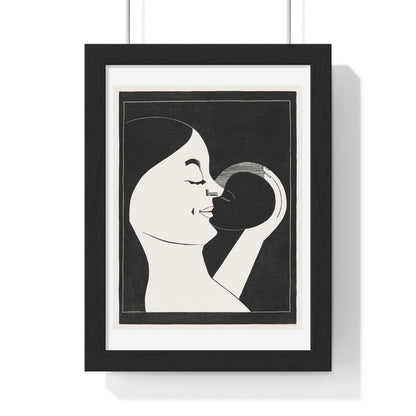 Mother and Child 'Moeder en Kind' (1929) by Samuel Jessurun de Mesquita, from the Original, Framed Print