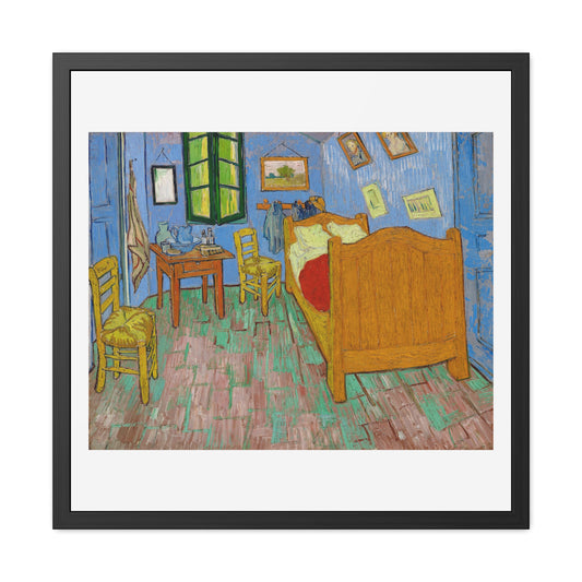 The Bedroom (1889) by Vincent Van Gogh, from the Original, Wooden Framed Print
