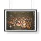 Crowd at Hip Hop Concert, Retro Photography (2017) from the Original, Framed Print