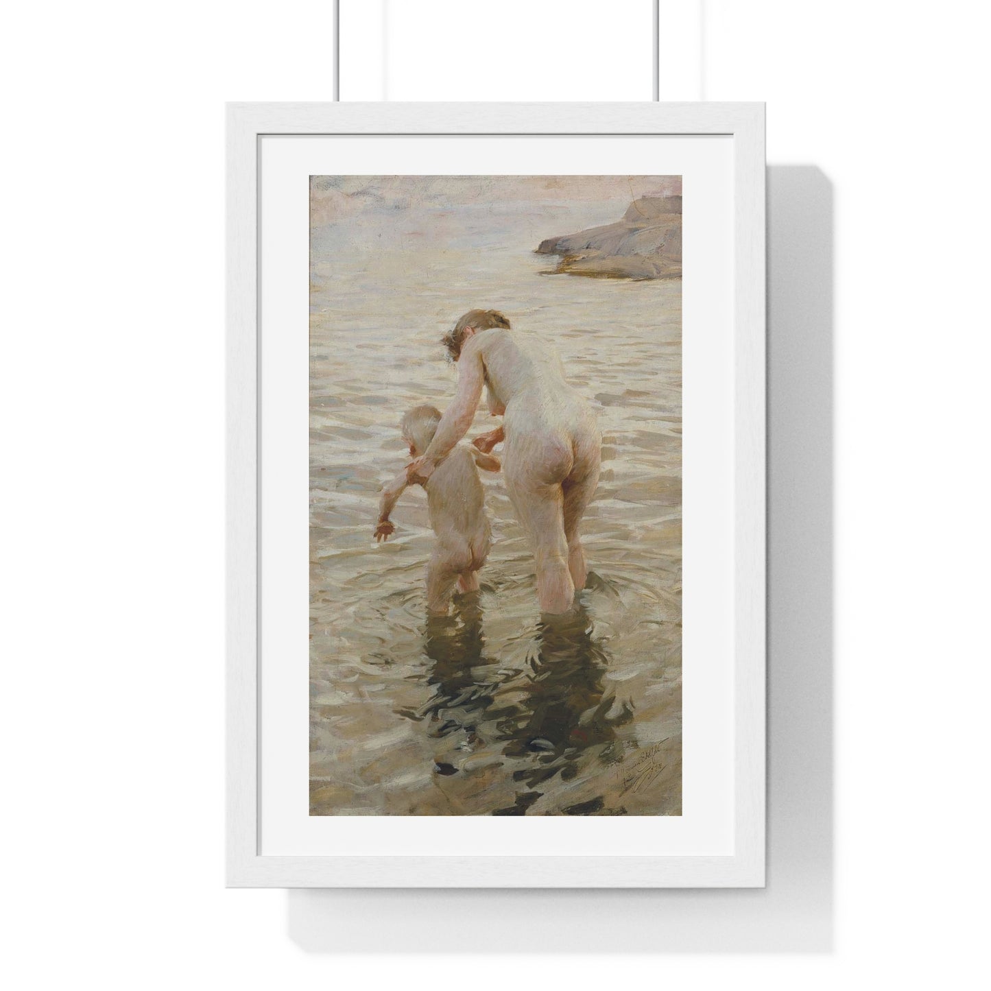 The First Time (1888) by Anders Zorn, from the Original, Framed Art Print