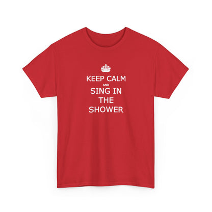Keep Calm and Sing in the Shower T-Shirt