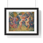 Giclée Print Depicting Two Running Nymphs (1906) by Henri-Edmond Cross from the Original, Framed Art Print