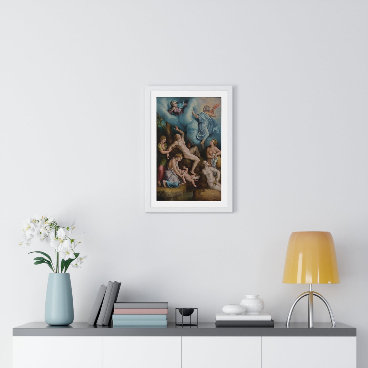 The Birth of Bacchus (circa 1530) by Giulio Romano Giulio Pippi, from the Original, Framed Art Print