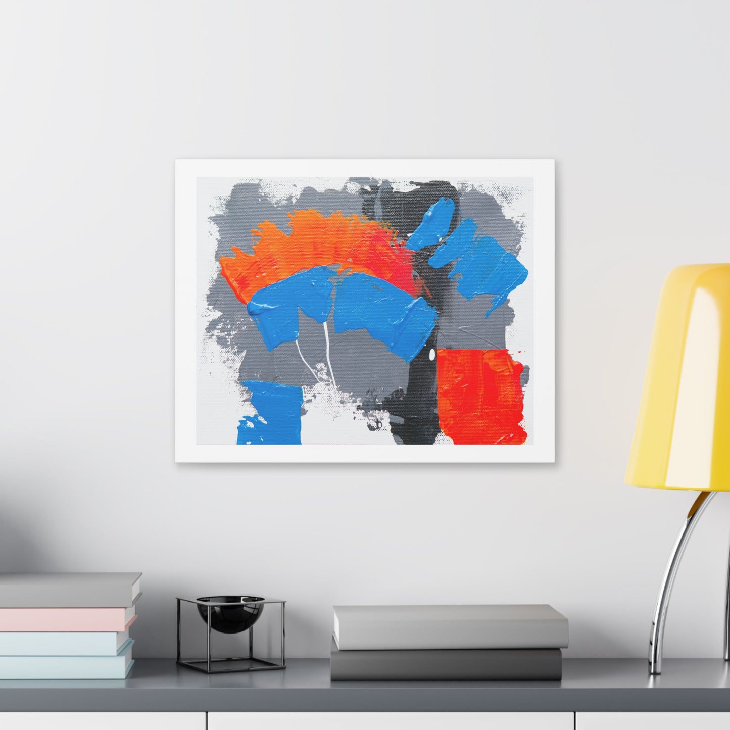Bold Abstract Palette Knife Painting II, Canvas Art Print