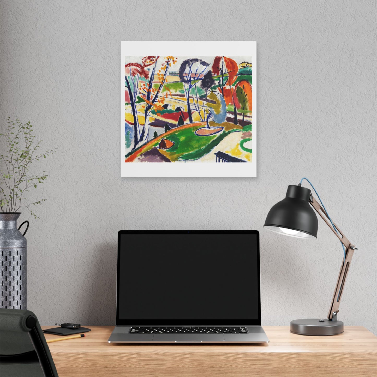 Décor Plat (1915) by Henry Lyman Sayen, from the Original, Canvas Art Print