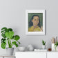 Portrait of a Woman (1920) by Arnold Peter Weisz Kubínčan, from the Original, Framed Art Print