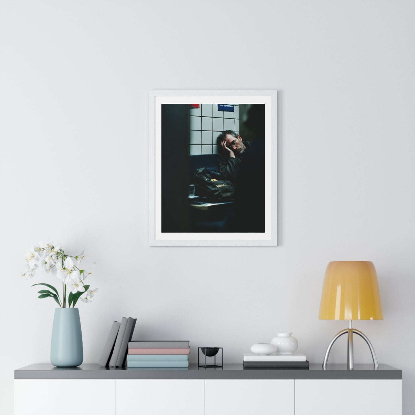 Raw Art Street Scene II 'Designed by AI' Framed Art Print