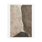 Travertine and Taupe Monoliths, Decor Art Print on Satin Canvas, Stretched
