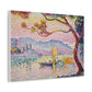 Antibes (1917) by Paul Signac Art Print on Satin Canvas, Stretched