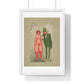 Pink Lady and Green Man by Robert Storm Petersen, from the Original, Framed Art Print