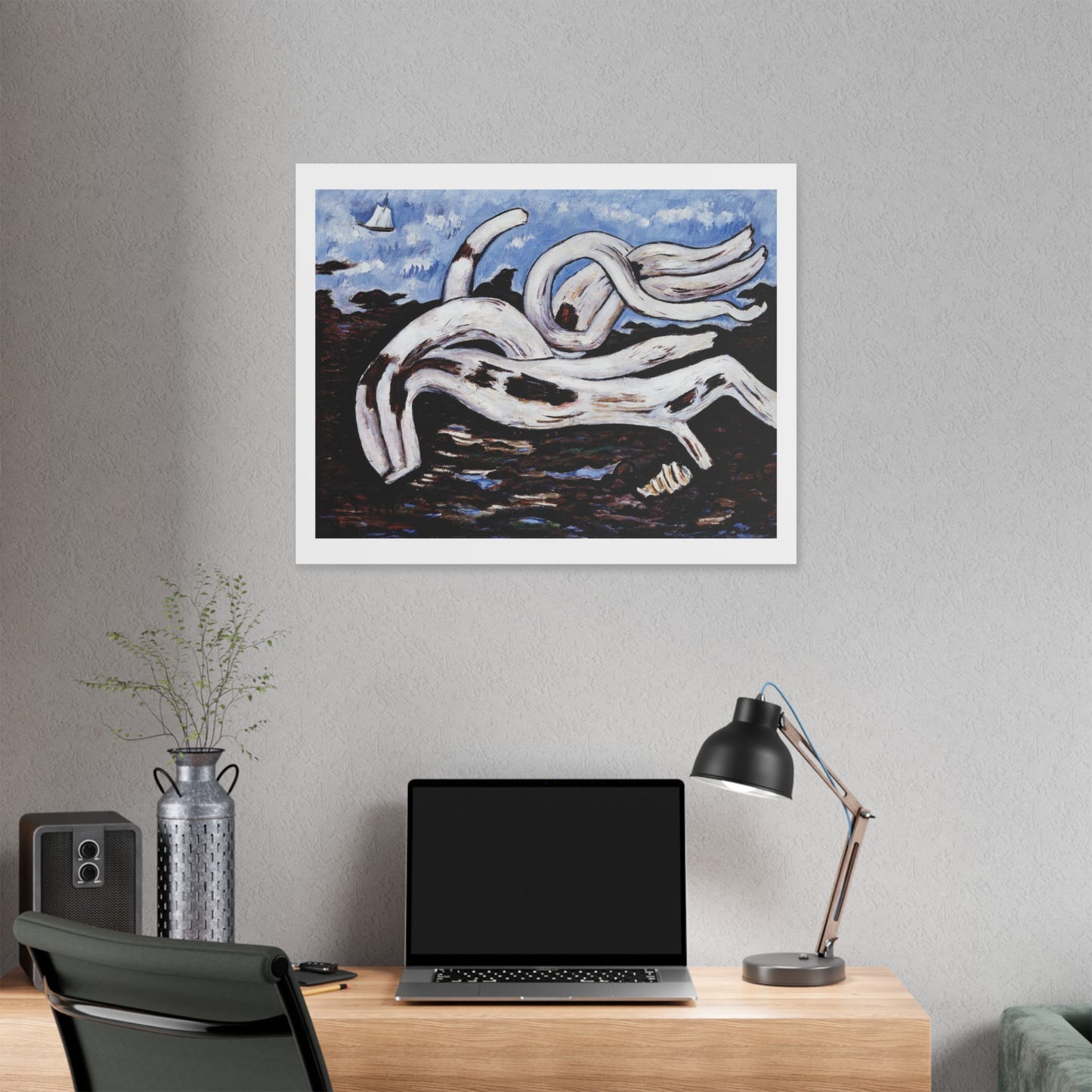 Driftwood on the Bagaduce (1939-1940) by Marsden Hartley, from the Original, Canvas Art Print
