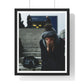 Raw Art Street Scene 'Designed by AI' Framed Art Print