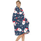 Extra-Large Printed Warm Layabout Blanket Hoodie