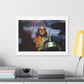 Benjamin Franklin Remixed for the 21st Century 'Designed by AI' Canvas Art Print