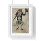 A Toad in Morning Dress, Holding an Umbrella and a Bunch of Flowers, by G Hope Tait (1900) from the Original, Framed Print