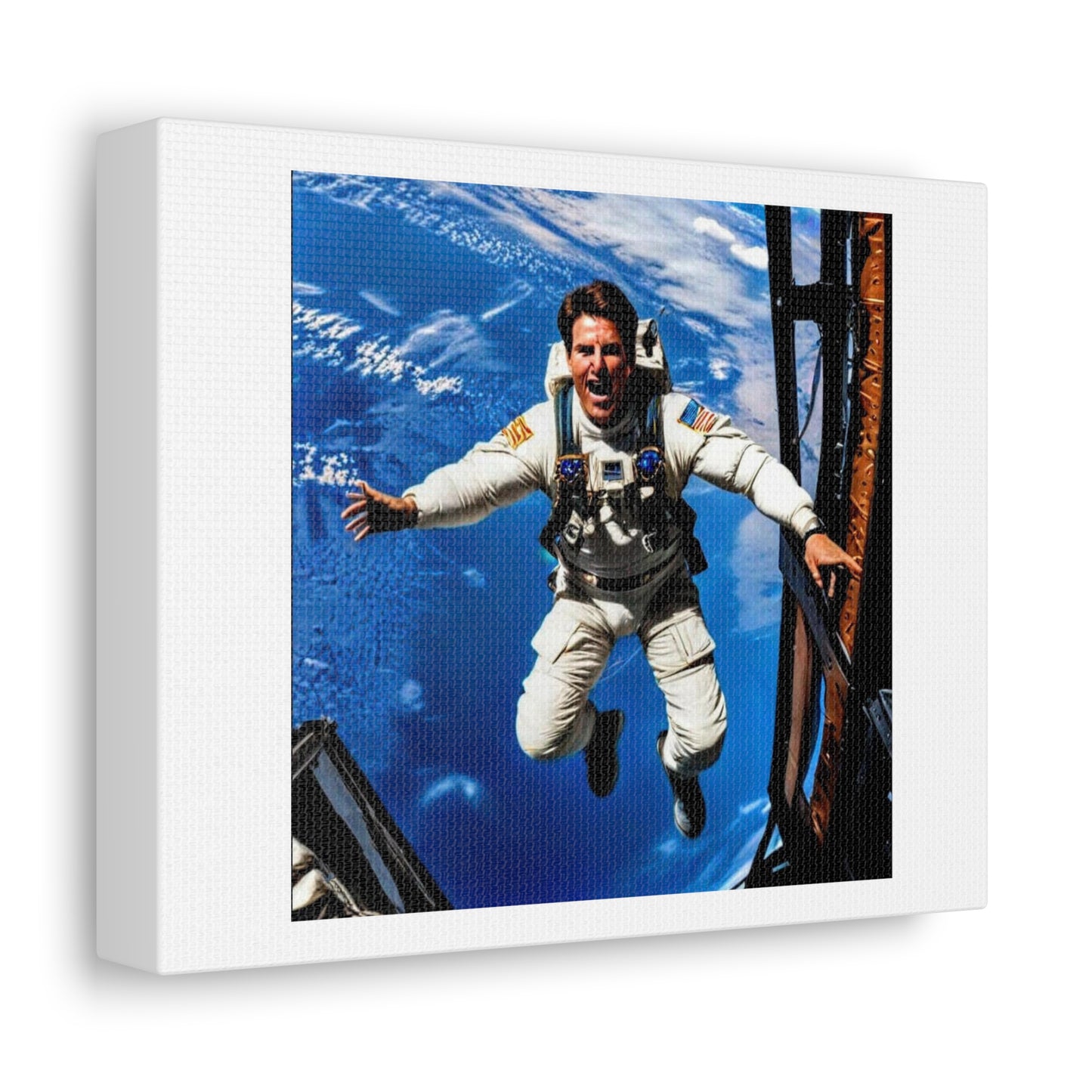 Tom Cruise in Mission Impossible 27 'Designed by AI' Art Print on Canvas