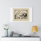 Mädchen auf der Liege II (1919) by Otto Mueller, from the Original, Framed Print