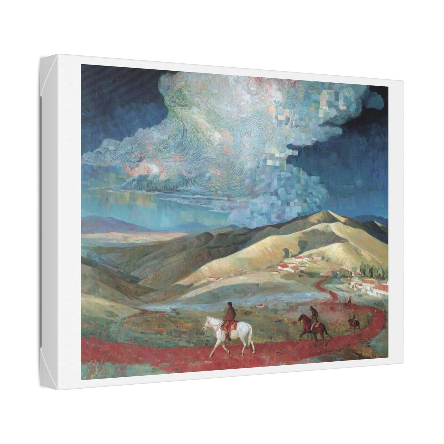 How the West Was Won II 'Designed by AI' Canvas Art Print